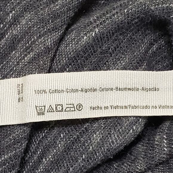 Free People Beach Cocoon Cowl Pullover Top One Body Charcoal Grey Oversized - Picture 6 of 11